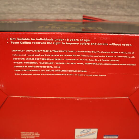 Vintage Michael Waltrip Team Caliber 1999 Chevrolet Monte Carlo #7 1:24 Diecast - Picture 7 of 12